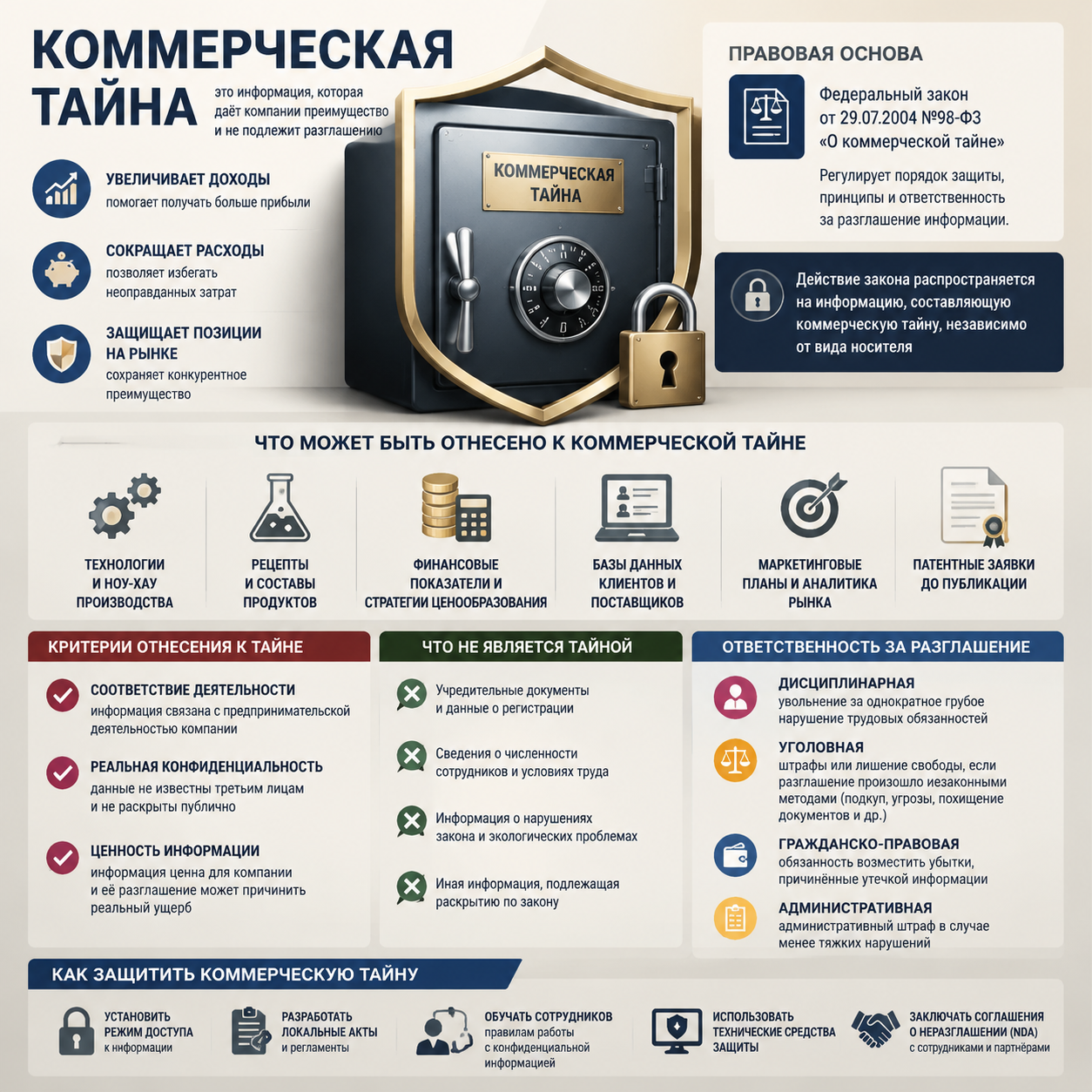 Что такое коммерческая тайна?