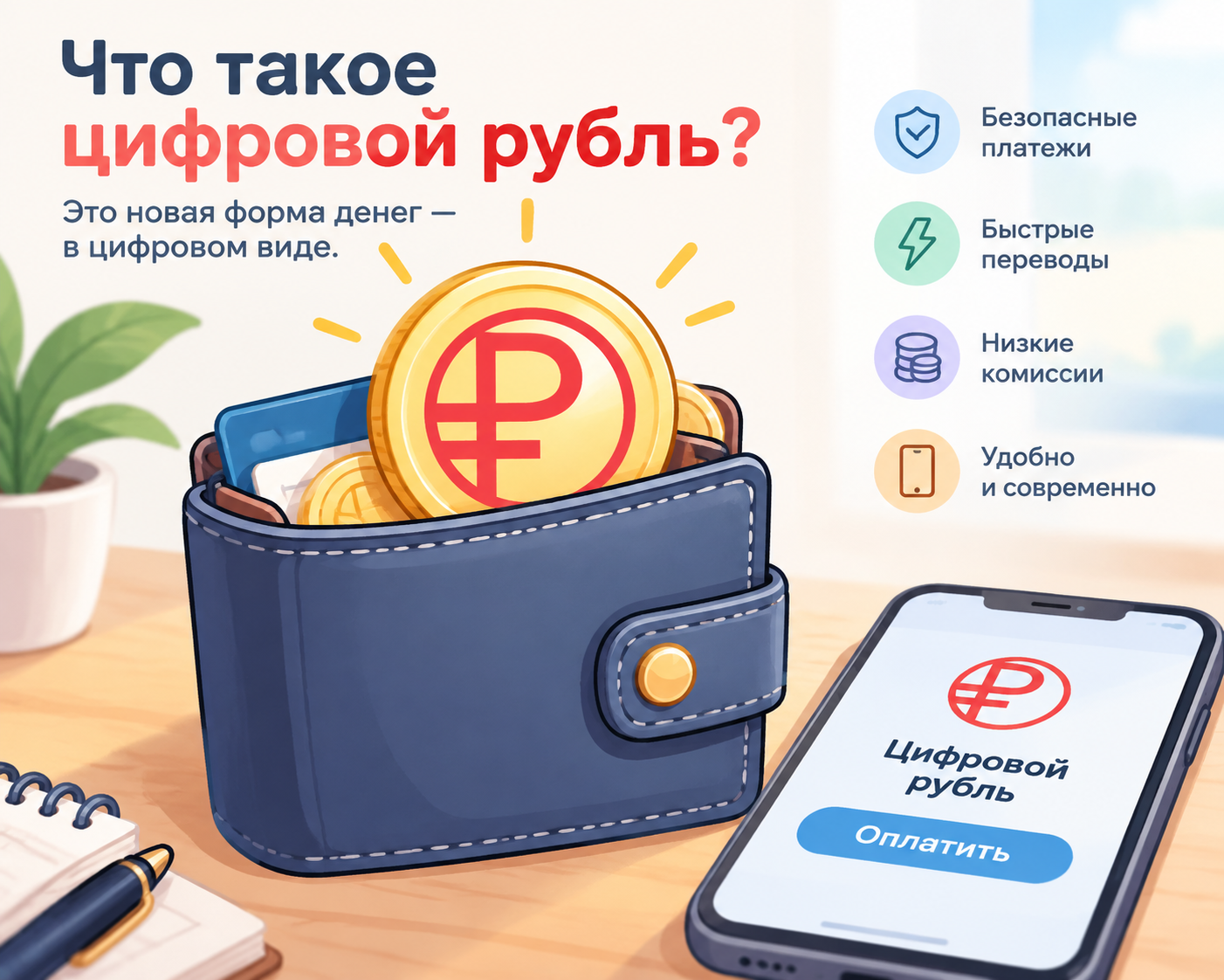 Цифровой рубль: зачем России третья форма национальной валюты, если уже есть карты и СБП?