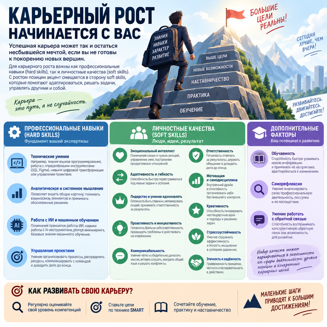 Какие качества нужны для успешной карьеры