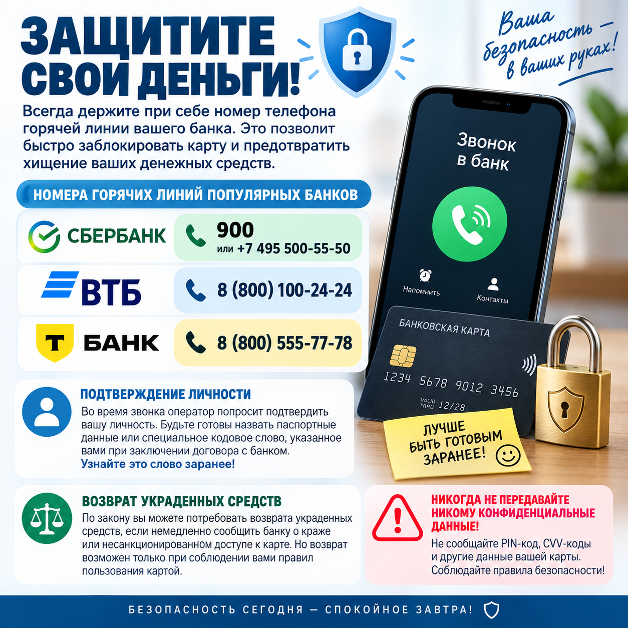 Важный совет по защите банковских карт от мошенничества