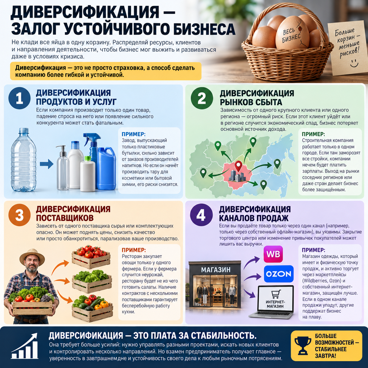 Диверсификация рисков в бизнесе