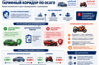 тарифный коридор по полисам ОСАГО
