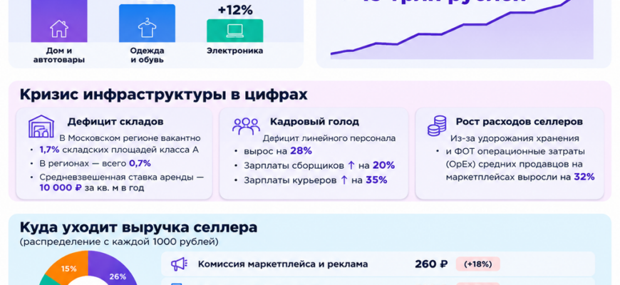 Аналитика e-commerce в России: Логистический тупик на фоне рекордов