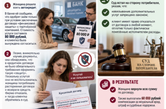 Как вернуть деньги за навязанные банком услуги