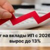 Налог на вклады ИП в 2026 году