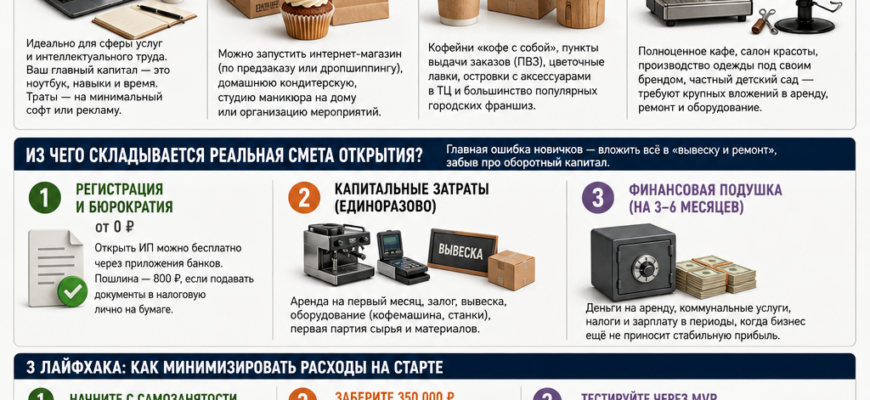 Как начать свой бизнес и не прогореть на старте